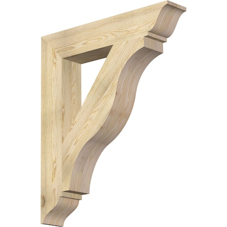 Ekena Millwork Funston Traditional Rough Sawn Bracket, Douglas Fir, 6"W x 34"D x 40"H BKT06X34X40FST01RDF